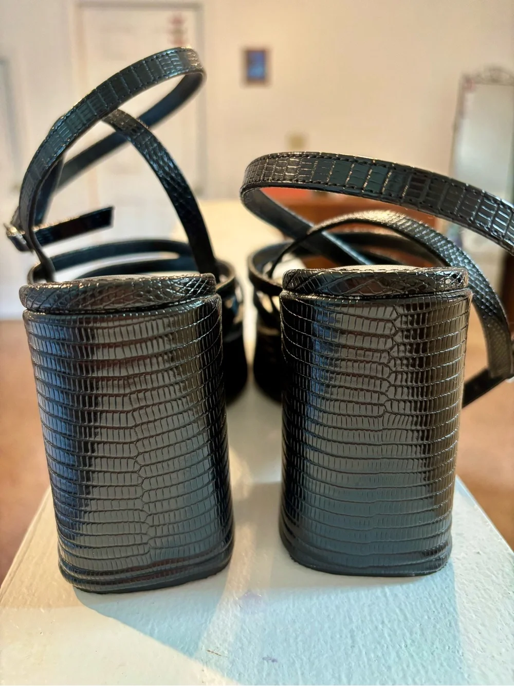 UP Lenox Strappy Platform Heel